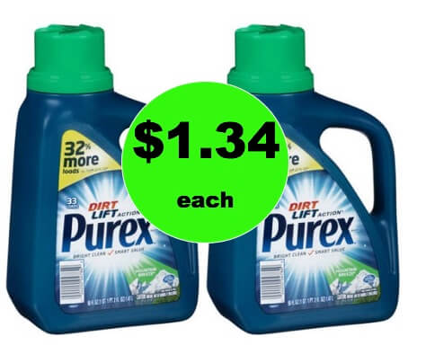 Pick Up $1.34 Purex Detergent at Walgreens (at CVS too)! (Ends 2/17)