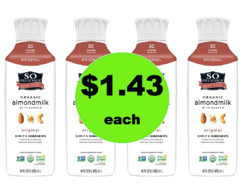 Get Healthy with $1.43 So Delicious Organic Almondmilk at Target! (Ends 3/17)