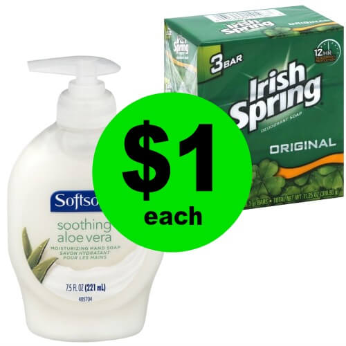 Stay Clean with Softsoap Hand Soap or Irish Spring Bar 3 Pack for $1 at CVS (No Coupon Needed)! (Ends 2/24)