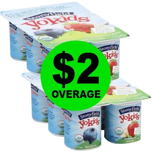 (Update: NLA) Print NOW for Stonyfield Organic YoKids or YoBaby Yogurt $2 OVERAGE at Publix! 3/1 – 3/7 (or 2/28 – 3/6)