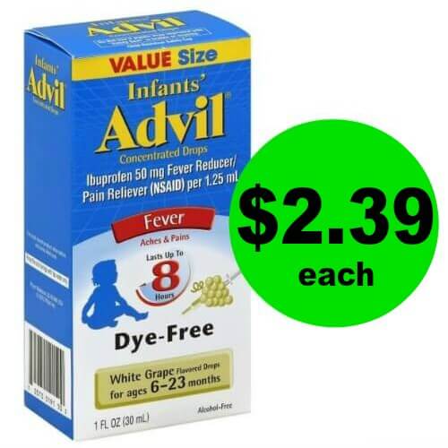 Relieve the Fevers with Infants Advil for $2.39 each (Save $3) at Publix! (Ends 3/27)