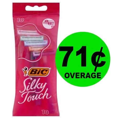 Get Your FREE + $.71 OVERAGE on Bic Silky Touch Razors at Publix! (3/10-3/15)