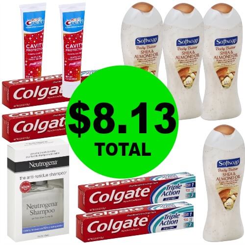 For Just $8.13, Get (11) Oral Care, Shampoo & Body Wash Products at Publix! (3/21 or 3/22 to 3/24)