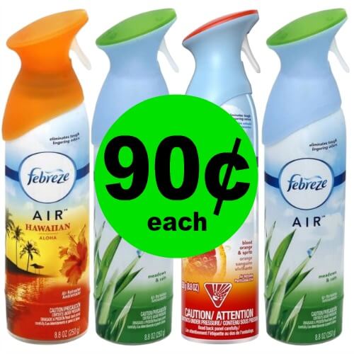 End the Stink! 90¢ Febreze Air Fresheners at Publix! (3/4 – 3/6 or 3/7)