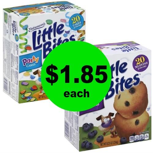 Entennmann’s Little Bites Muffins, $1.85 at Publix! (Ends 5/15 or 5/16)