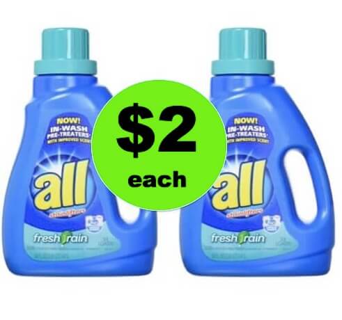 Clean Clothes CHEAP with All Laundry Detergent Only $2 at Winn Dixie! (Ends 3/20)