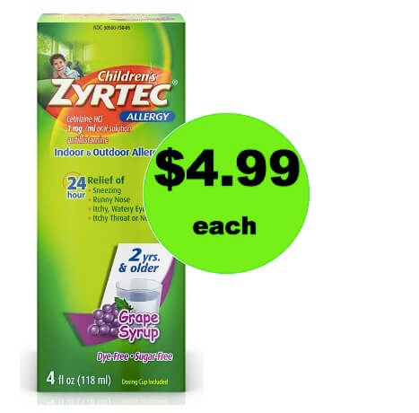 SAVE BIG on Children’s Zyrtec Only $4.99 at Target (Reg. $11)!