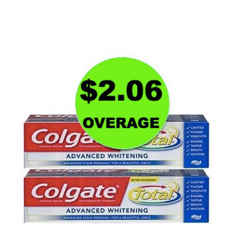 TWO (2!) FREE + $2.06 OVERAGE on Colgate Toothpaste at Walgreens! (3/4 – 3/10)