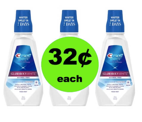 Have a Bright Fresh Smile with $.32 Crest 3D White Luxe Mouthwash at Target (Reg. $5)! (Ends 3/17)