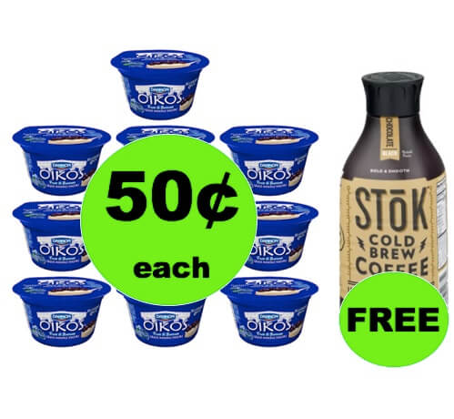 Score 50¢ Dannon Yogurt and FREE Stok Cold Brew Coffee at Winn Dixie! (Ends 3/20)