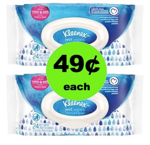 Freshen Up Anytime with 49¢ Kleenex Wipes at Walgreens! (3/25-3/28)