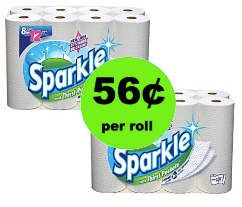 Mop Up the Mess with Sparkle Paper Towels Only 56¢ per Roll at Winn Dixie! (Ends 3/20)