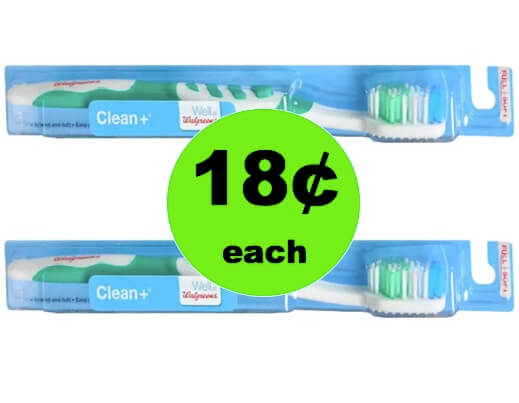 Replace Those Old Brushes with 18¢ Well at Walgreens Toothbrushes (No Coupons Needed)! (Ends 4/7)