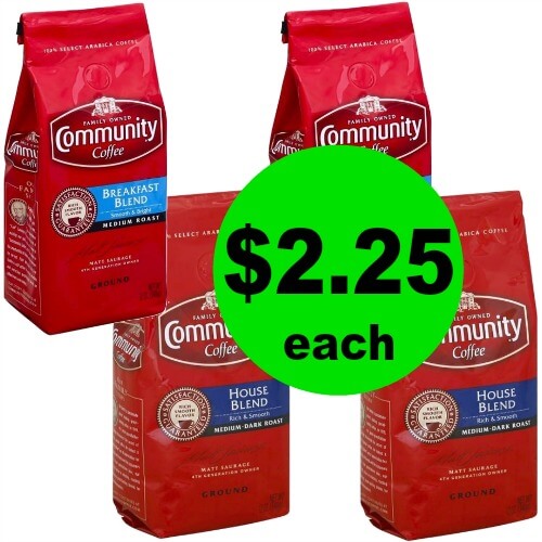 Community Coffee Bags, $2.25 at Publix! (4/18-4/22 or 4/19-4/22)