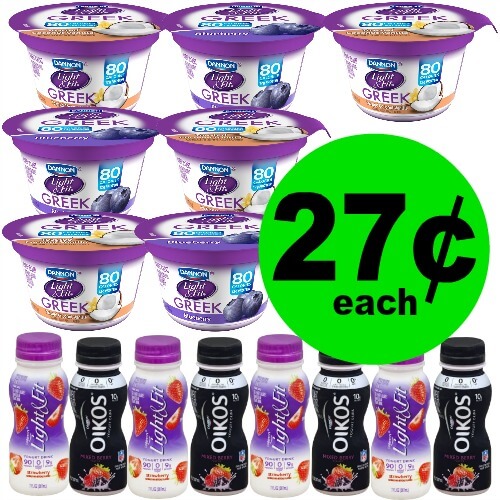 Dannon Yogurts, Just 27¢ at Publix! (4/8 to 4/10 or 4/11)