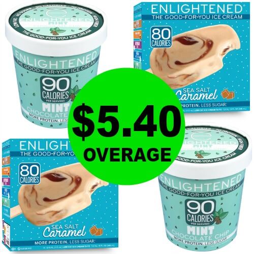 Print NOW for $5.40 OVERAGE on Enlightened Ice Cream at Publix! (4/11-4/17 or 4/12-4/18)