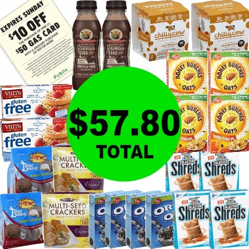 $57.80 for a $50 Gas Card AND (22) Products at Publix! (Ends 4/22)