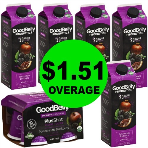 SIX (6) FREE + $1.51 Overage on Goodbelly Drinks at Publix! (5/2-5/8 or 5/3-5/9)