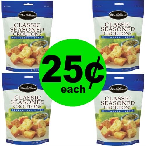 Mrs. Cubbison's Croutons, 25¢ at Publix!