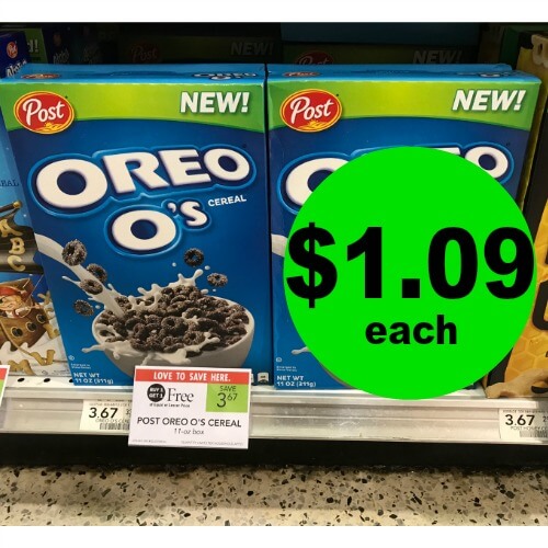 At Publix, $1.09 Oreo O’s or $1.30 Honey Bunches of Oats Cereal! (Ends 4/24 or 4/25)