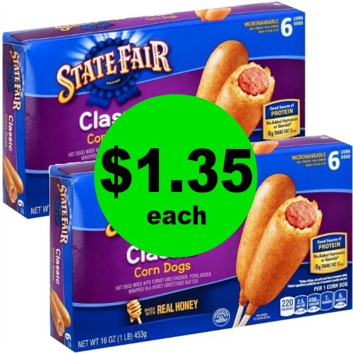 State Fair Corn Dogs, $1.35 at Publix! (Ends 4/24 or 4/25)