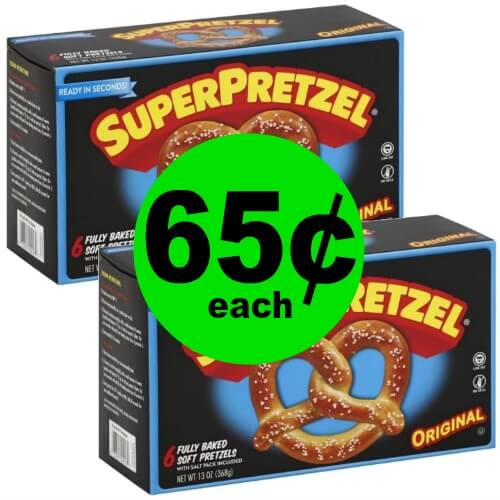 ? SuperPretzel Soft Pretzels, 65¢ at Publix! (5/9-5/15 or 5/10-5/16)