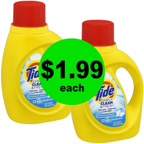 Tide Simply Detergent, $1.99 at Publix! (Ends 5/4)