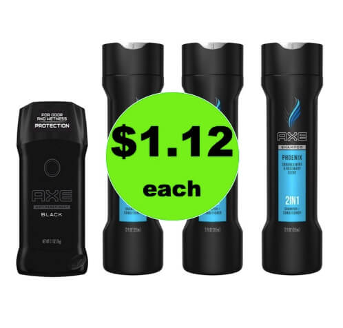 PRINT NOW for $1.12 Axe Products at Target! (Ends 4/28)