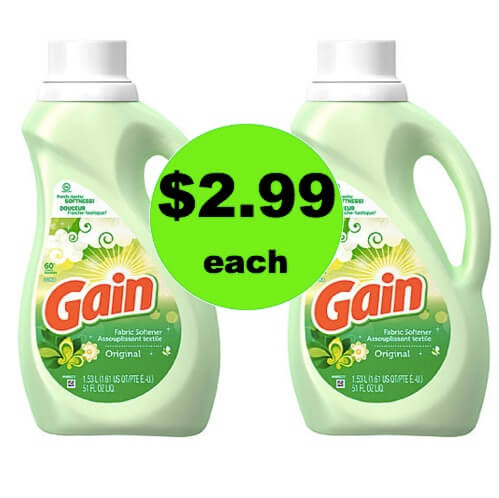Get Oh-So-Soft Laundry with $2.99 Gain Softener at Winn Dixie! (Ends 4/24)