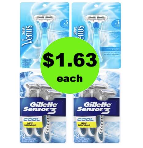 Save on Your Shave with $1.63 Gillette & Venus Razors at Walgreens! (Ends 4/21)