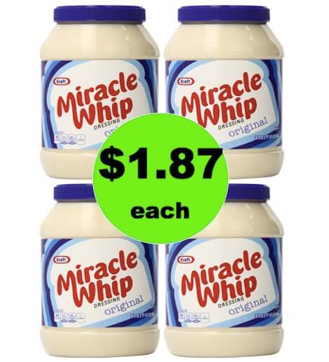 STOCK UP on $1.87 Miracle Whip at Winn Dixie! (Ends 4/17)