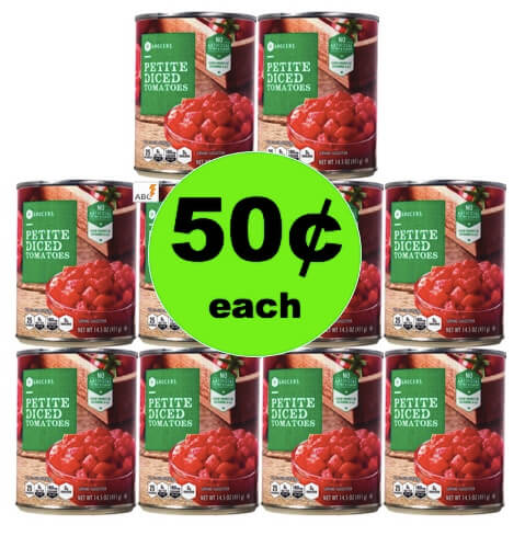 STOCK UP on SE Grocers Canned Veggies or Tomatoes Only 50¢ Each at Winn Dixie! (Ends 4/10)