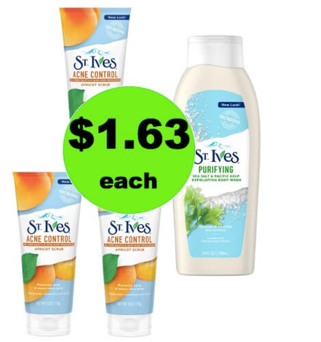 STOCK UP on $1.63 St. Ives Products at Target! (Ends 4/25)