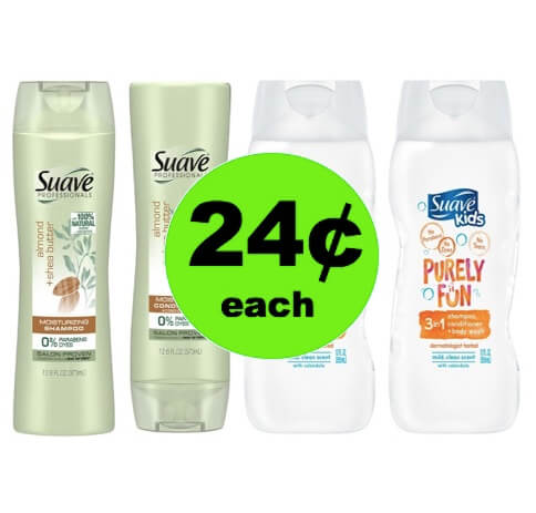 STOCK UP on 24¢ Suave Professionals & Suave Kids at Target! (Ends 4/28)