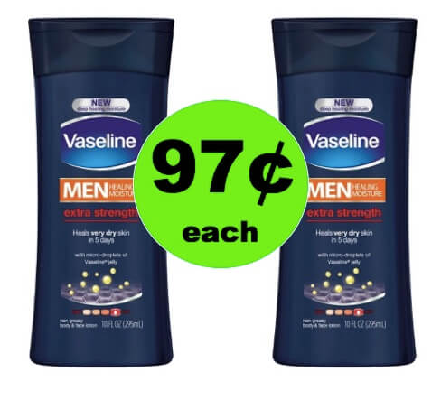 Your Guys Will Love 97¢ Vaseline Men’s Lotion at Target! (Ends 4/7)