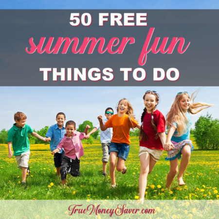 50 FREE Summer Fun Things To Do With Your Kids This Summer