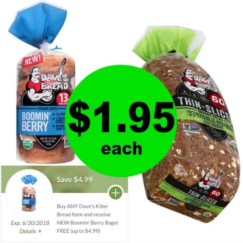 Dave’s Killer Bread & Bagels Are $1.95 (Save $7+) at Publix!