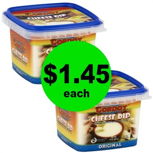 ? Gordo’s Cheese Dip Tubs, $1.45 at Publix! (Ends 5/8 or 5/9)