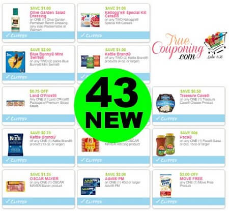 There Are (43) New Coupons! Save on Kellogg’s, Oscar Mayer & More!