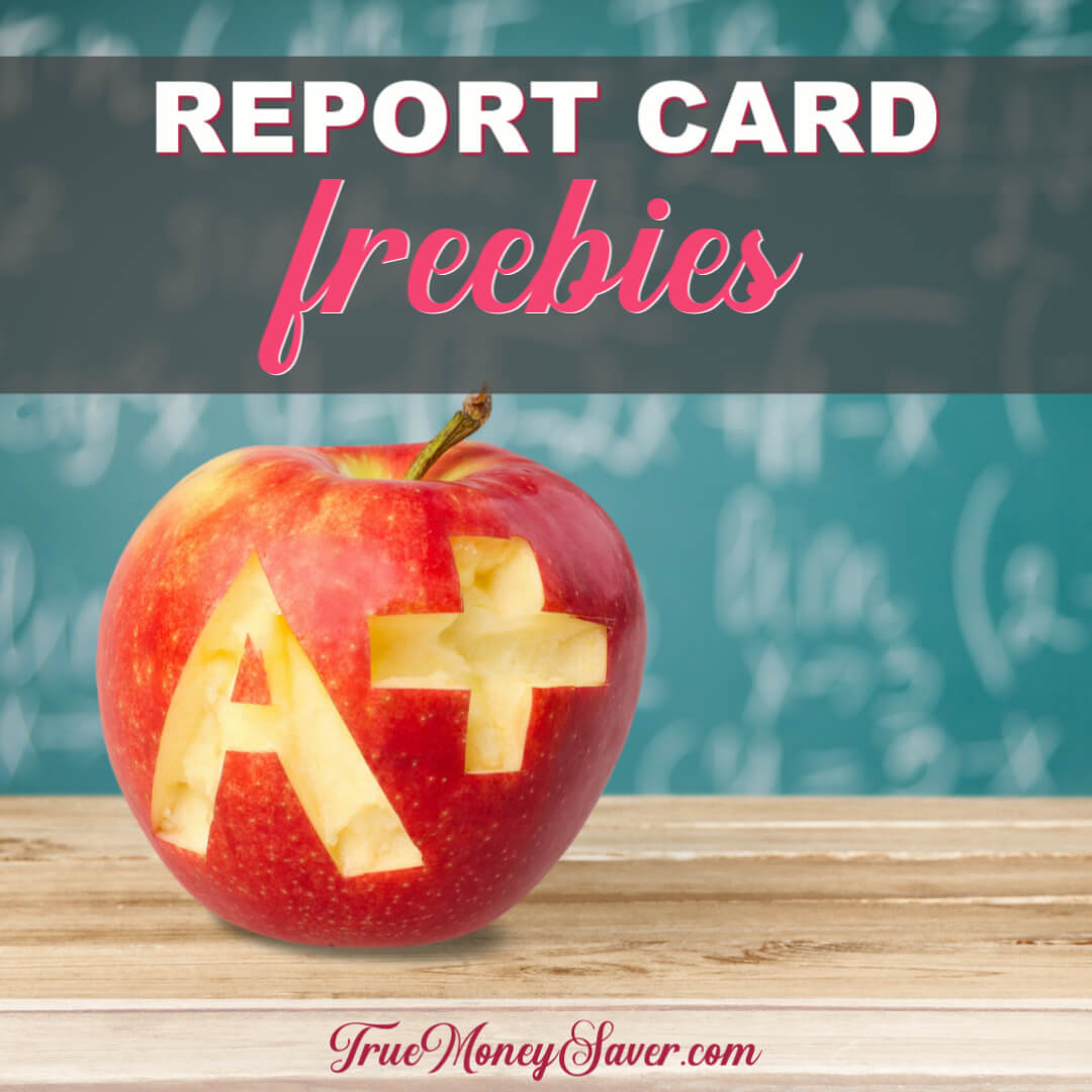 Report Card FREEbies & Rewards For Good Grades!