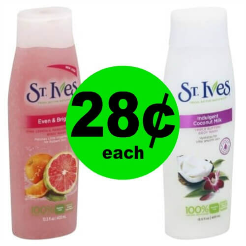 St. Ives Body Wash, 28¢ at Publix! (Ends 5/8 or 5/9)