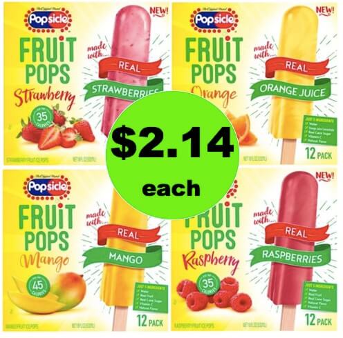 Stock Up on $2.14 Popsicle Fruit Pops at Target (Save $2)! (Ends 5/5)