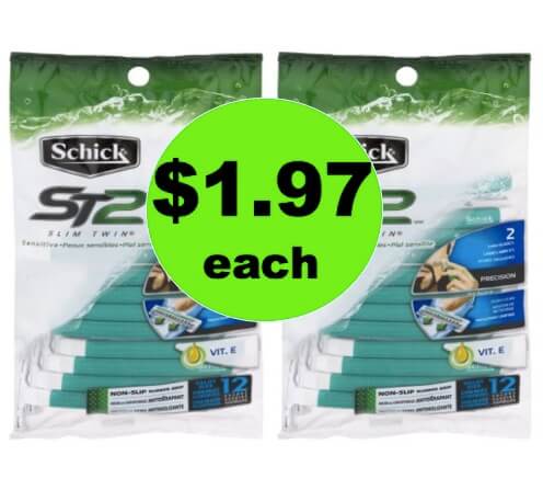 PRINT NOW for $1.97 Schick Disposable Razors at Walmart!