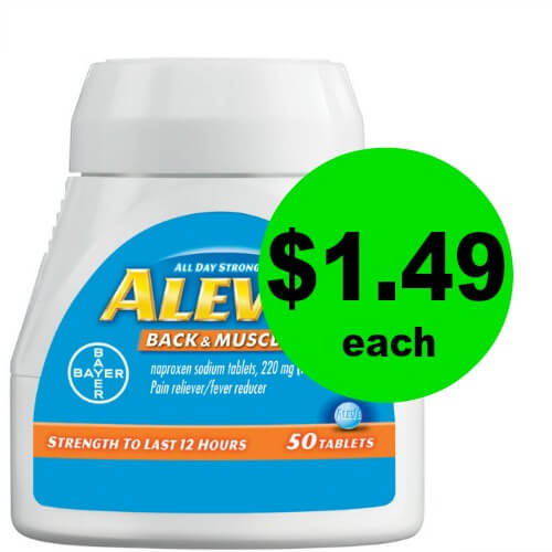 Take the Pain Away with $1.49 Aleve Products at CVS (Save 82% Off)! (6/10-616)