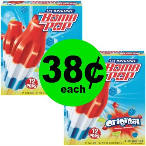 ?Beat the Heat with 38¢ Bomb Pops Frozen Popsicles at Publix! (Ends 6/8)