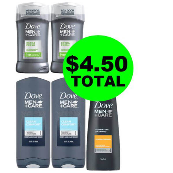 ? (5) Dove Men Products Just $4.50 Total ? At Publix (Save 78% Off)! (6/17-6/19 Or 6/20)
