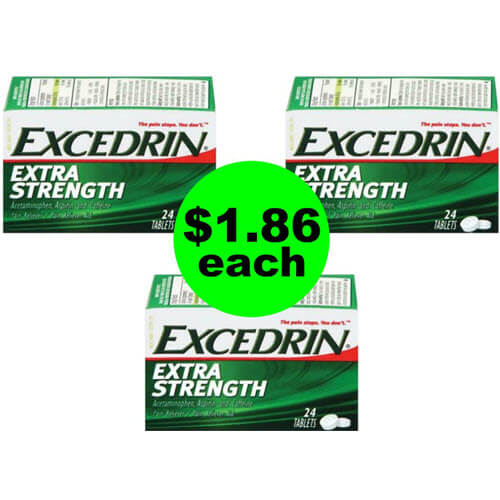 CVS Deal: ? Excedrin Pain Relief $1.86 Each (72% Off)! (12/9-12/15)