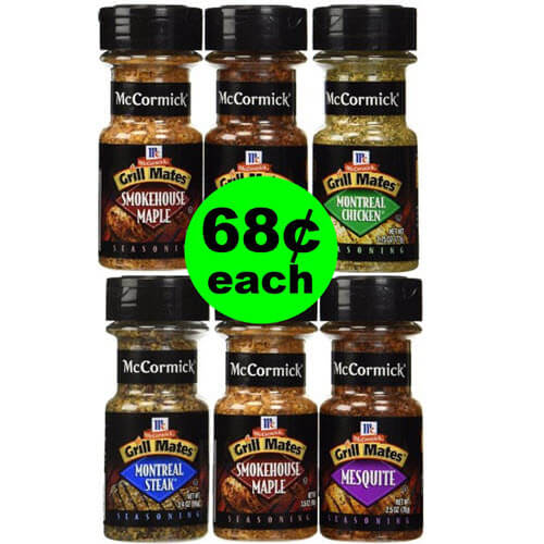 Add Easy Flavor ? With 68¢ McCormick Grill Mates At Publix! (6/20 or 6/21-6/24)