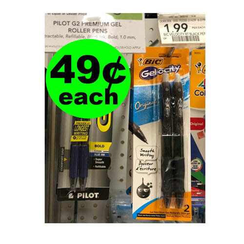 Latest New Deal ✍? Find 49¢ Bic Gel-ocity Pens At Publix! (Ends 8/3)