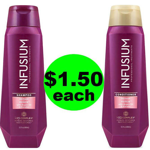 $1.50 Infusium Hair Care Products ? At Publix (Save 79% Off)! (7/4 or 7/5-7/8)